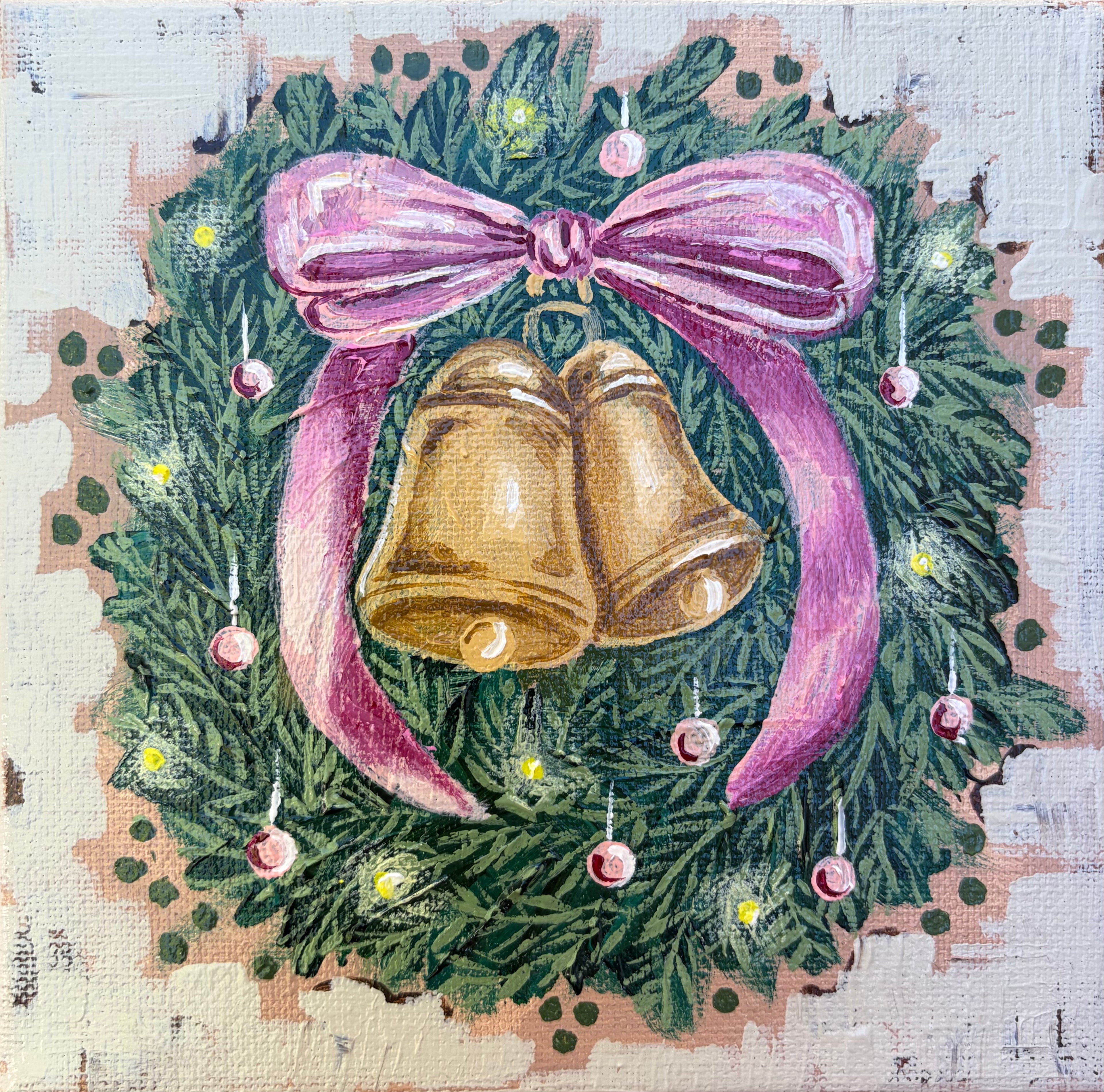 Holiday Wreath #2 Art Print