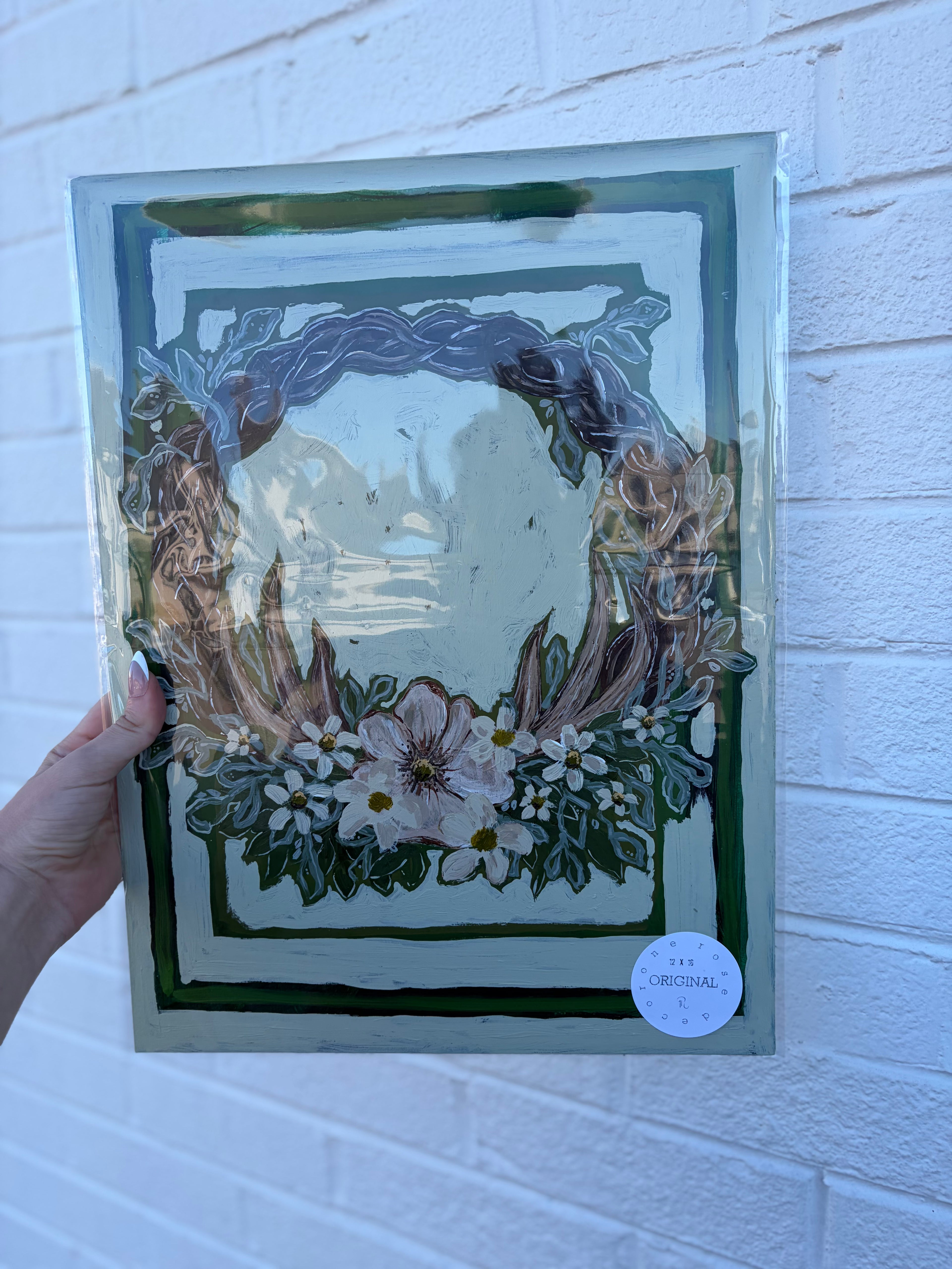 Floral Antlers Original