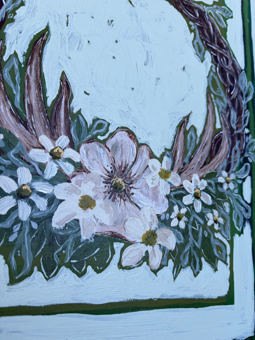 Floral Antlers Original