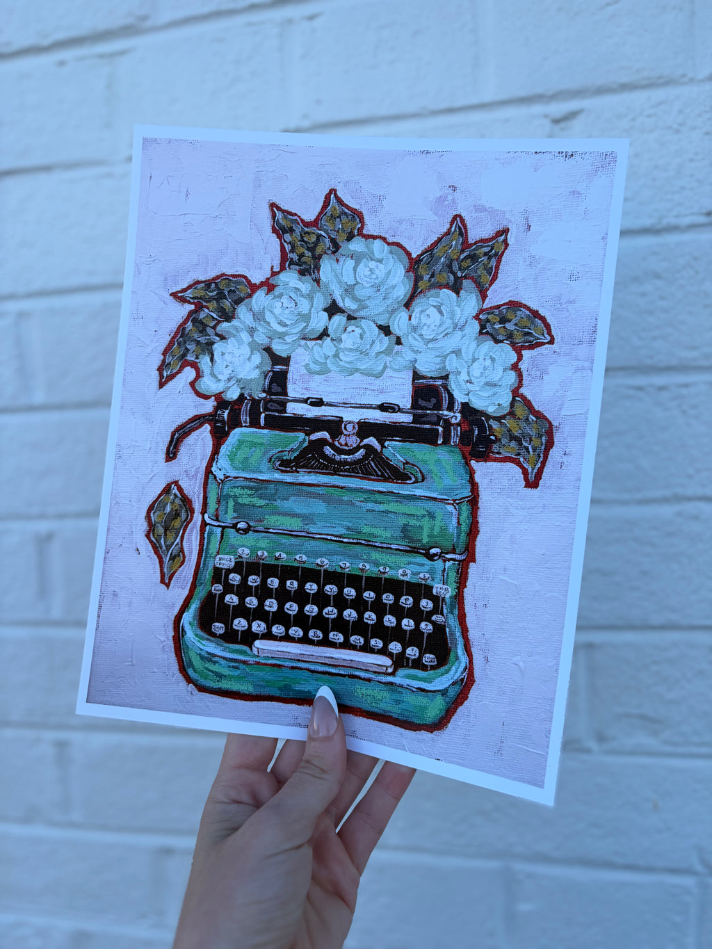 Typewriter Art Print