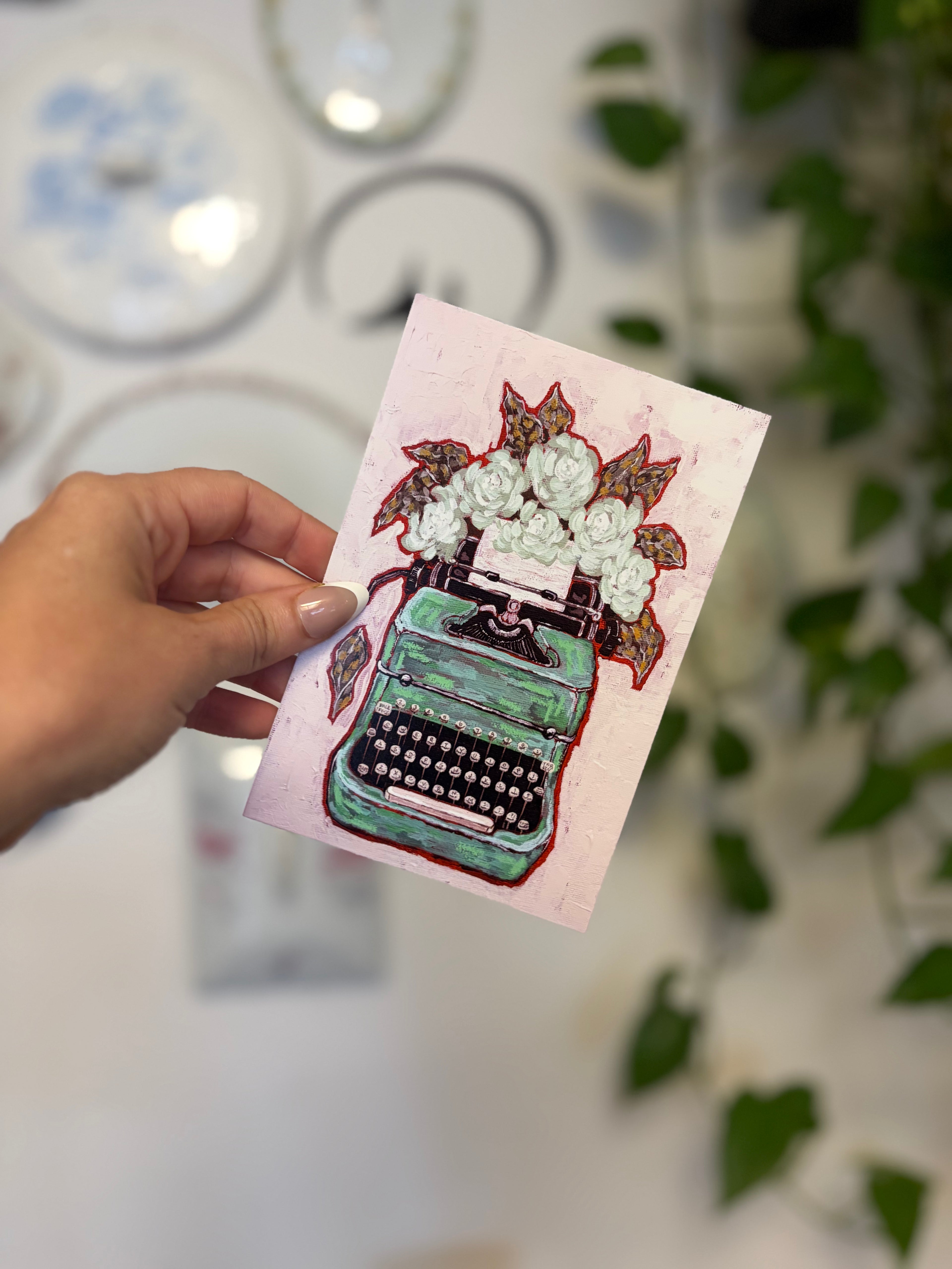 Typewriter Art Print
