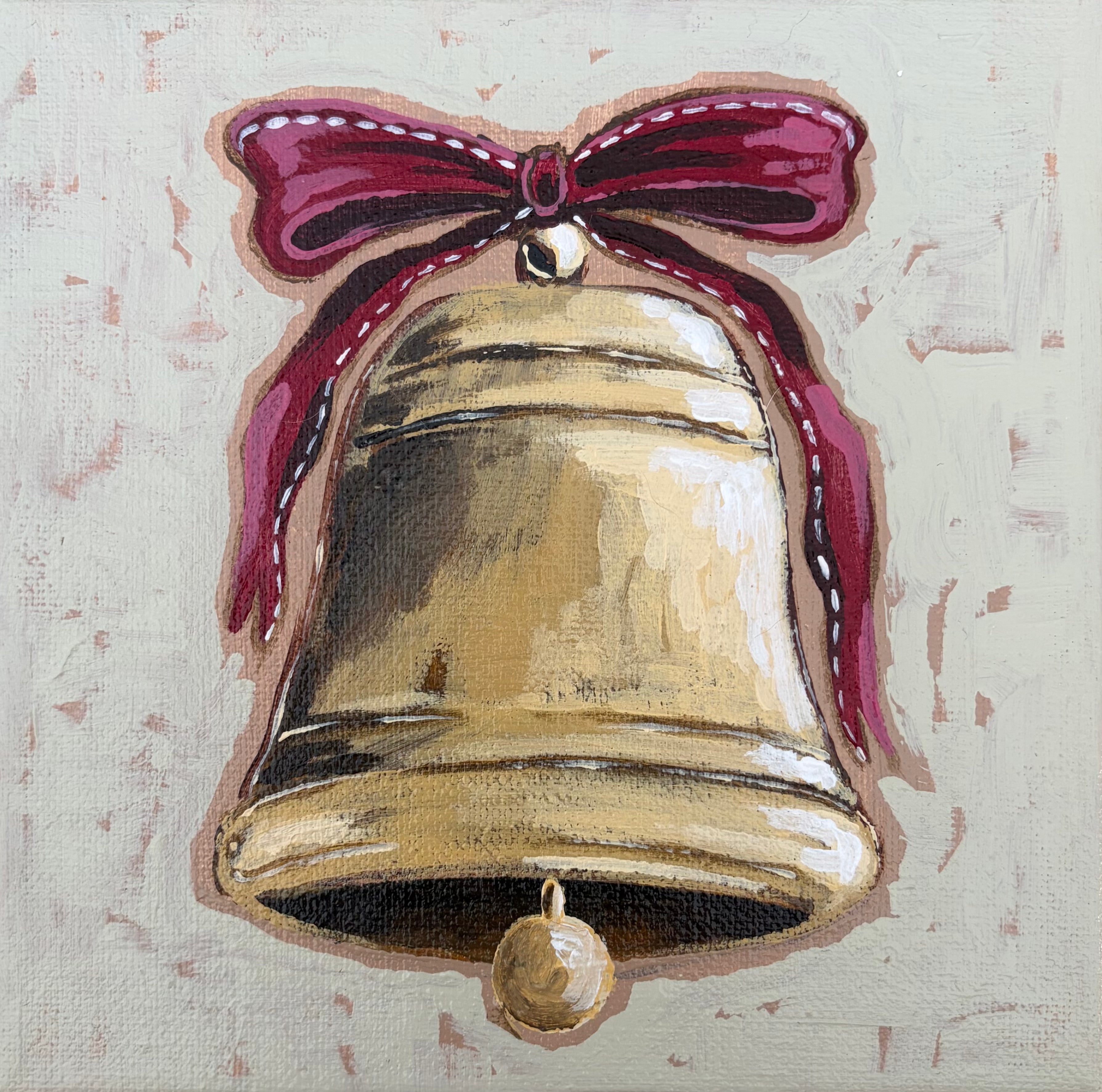 Bell (Red) Art Print