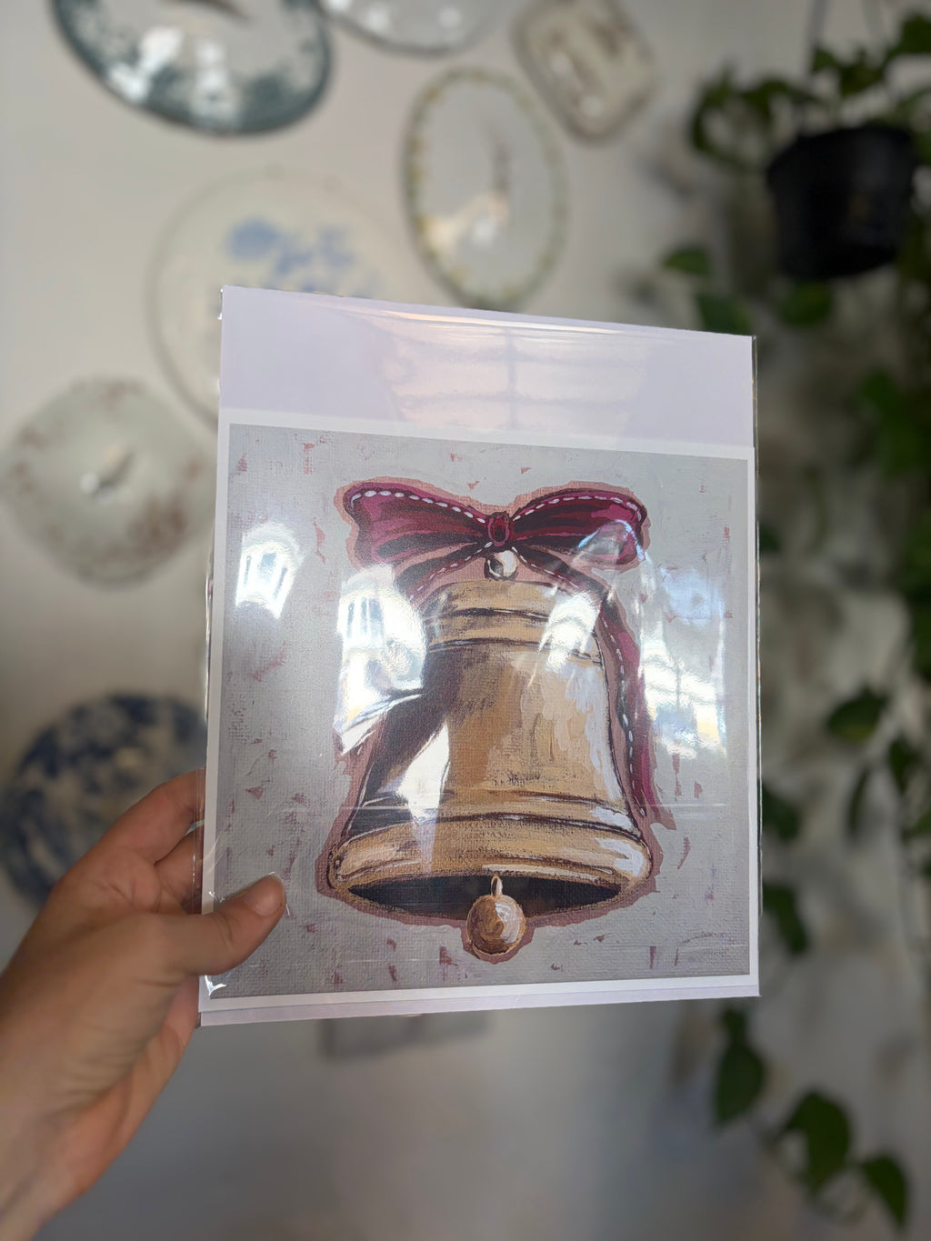 Bell (Red) Art Print