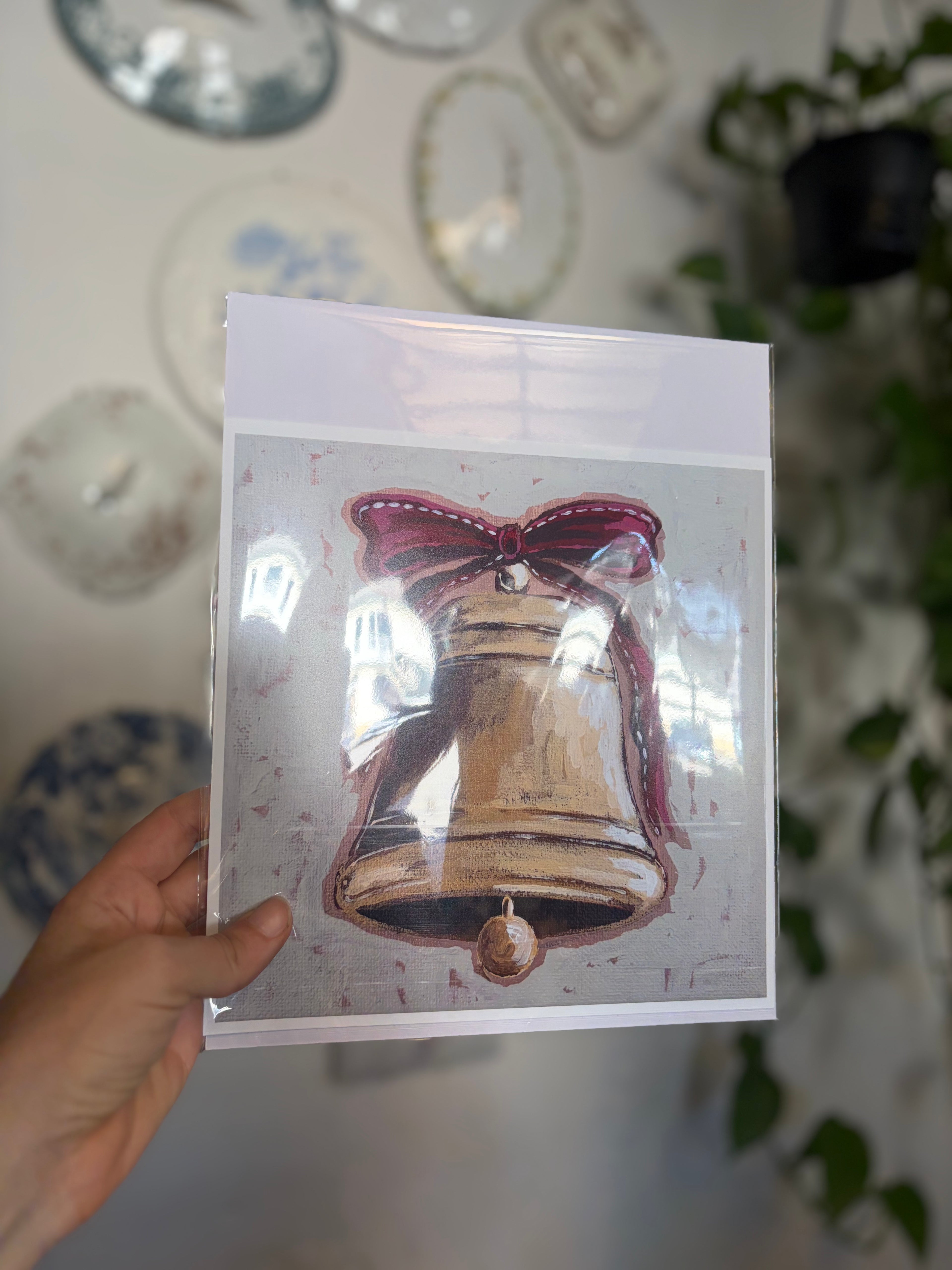 Bell (Red) Art Print