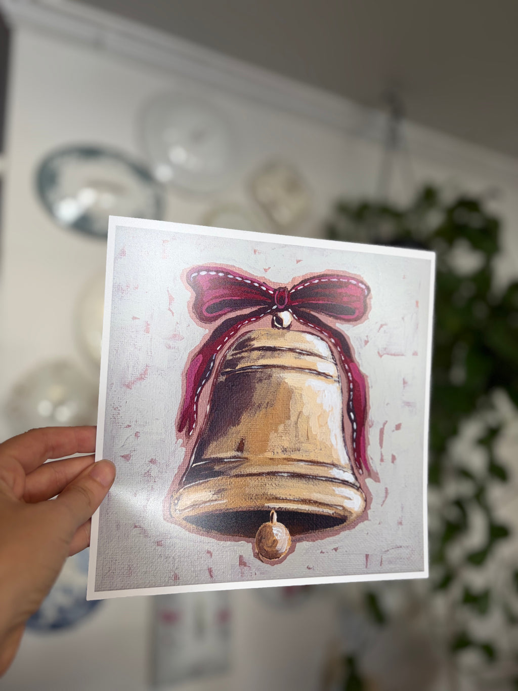 Bell (Red) Art Print