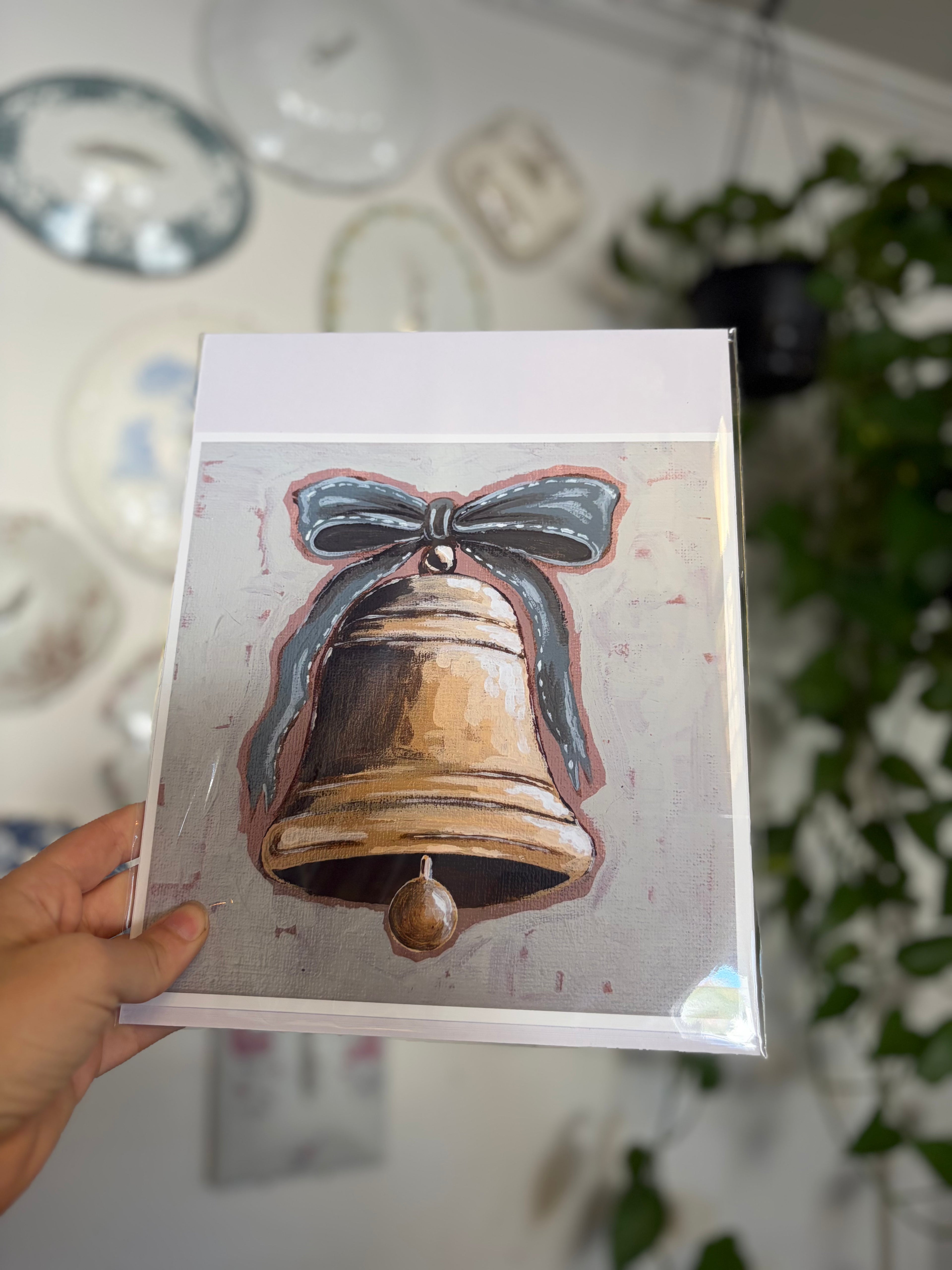 Bell (Blue) Art Print