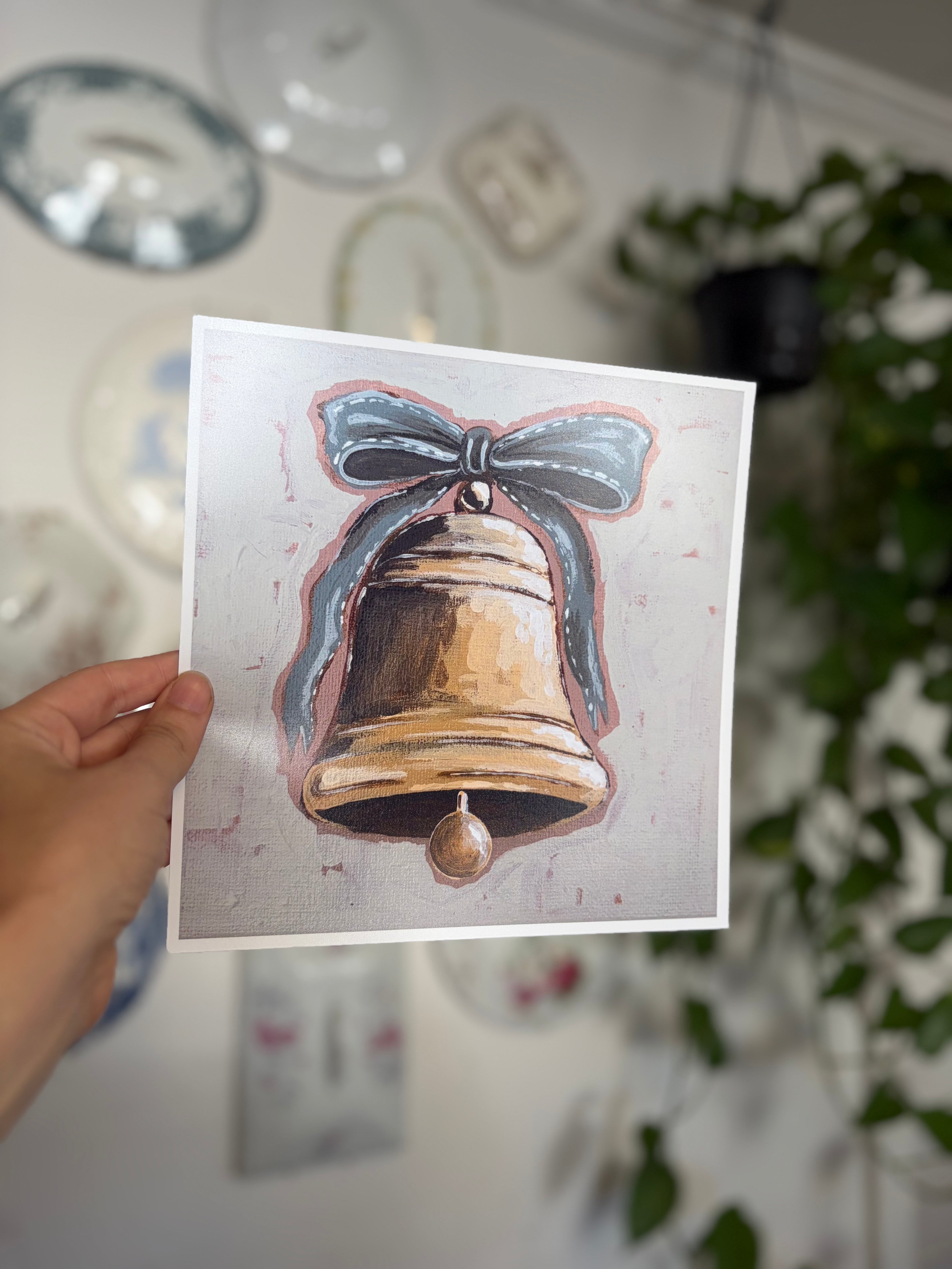 Bell (Blue) Art Print