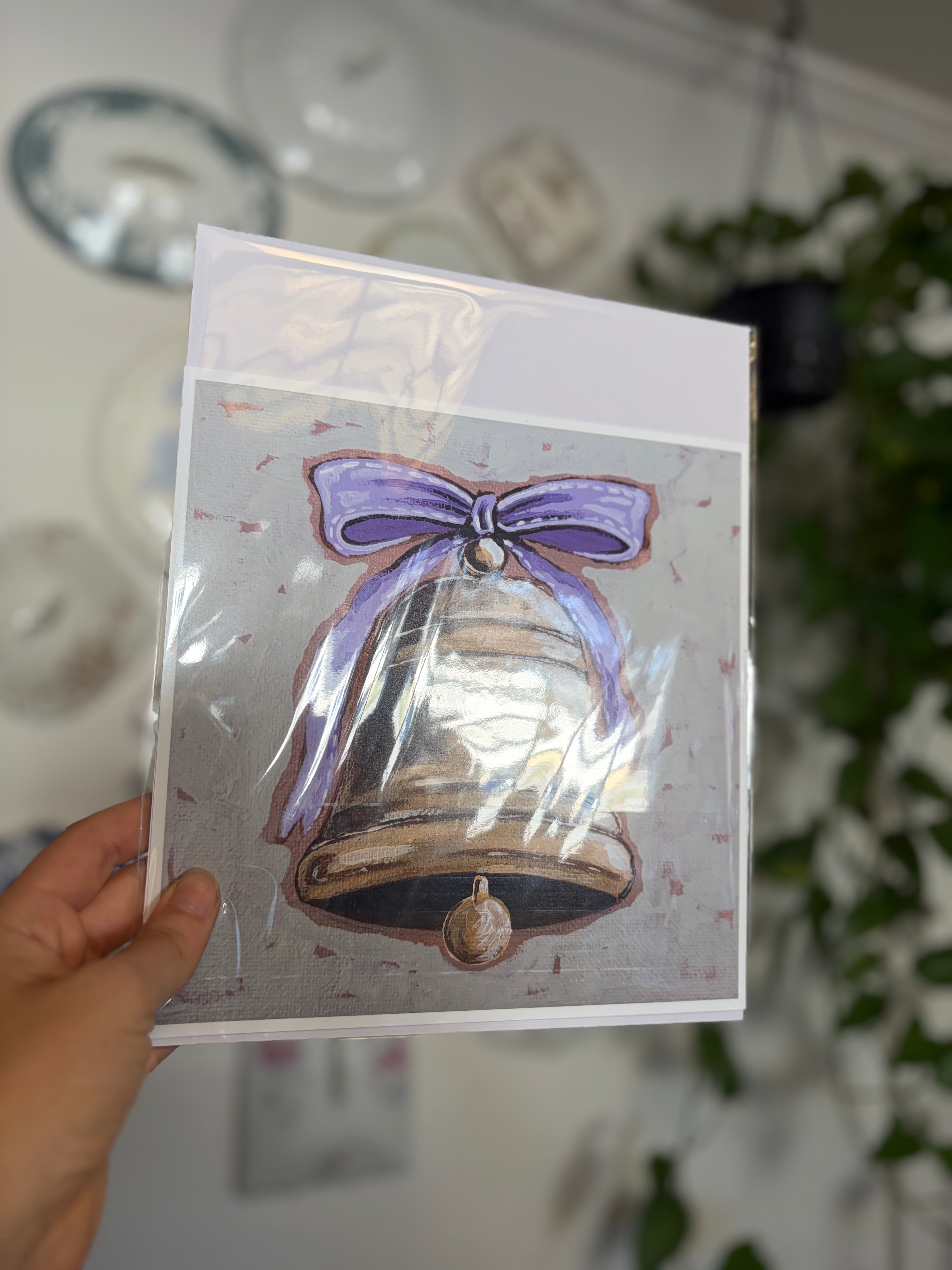 Bell (Purple) Art Print