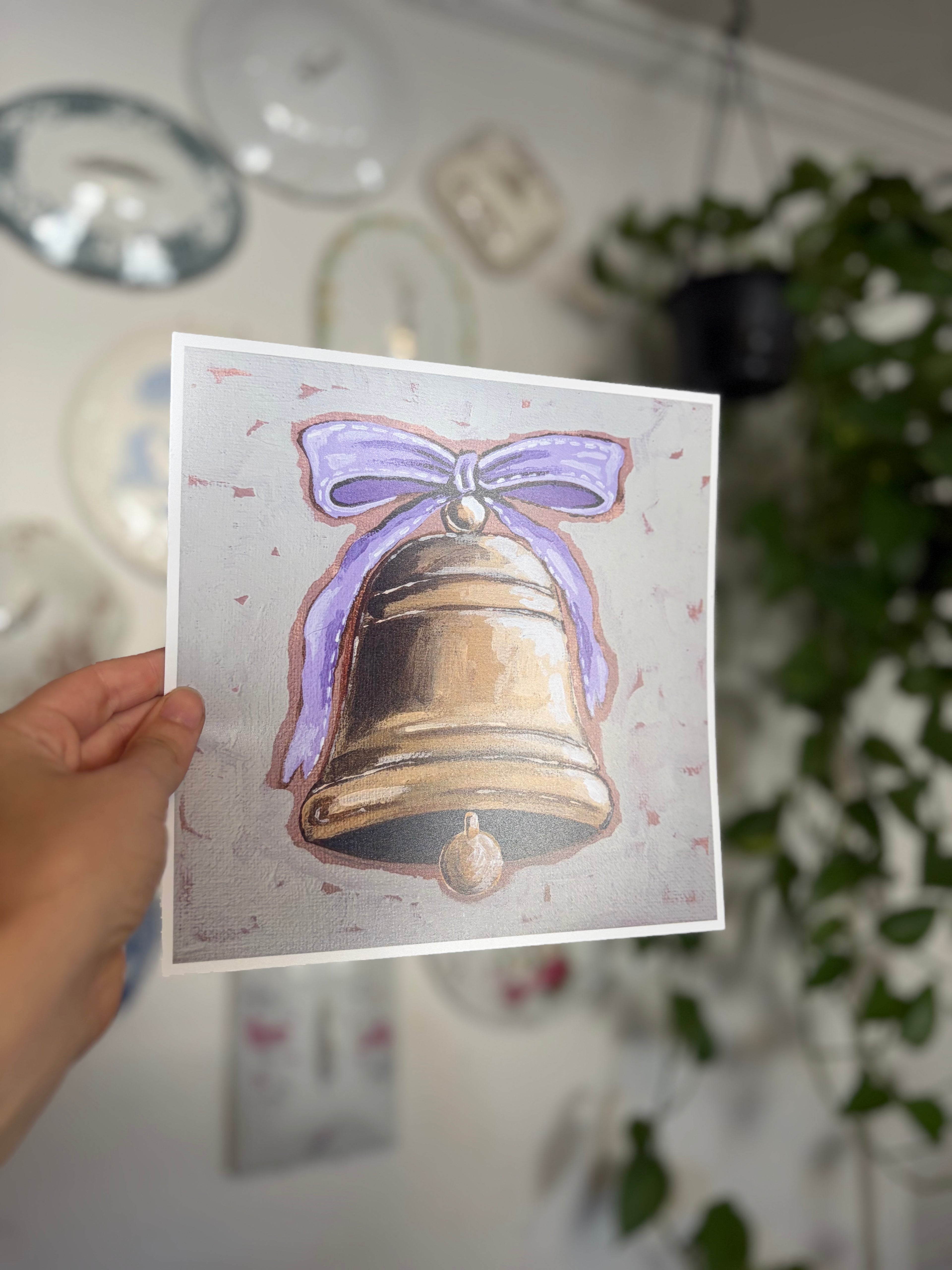 Bell (Purple) Art Print