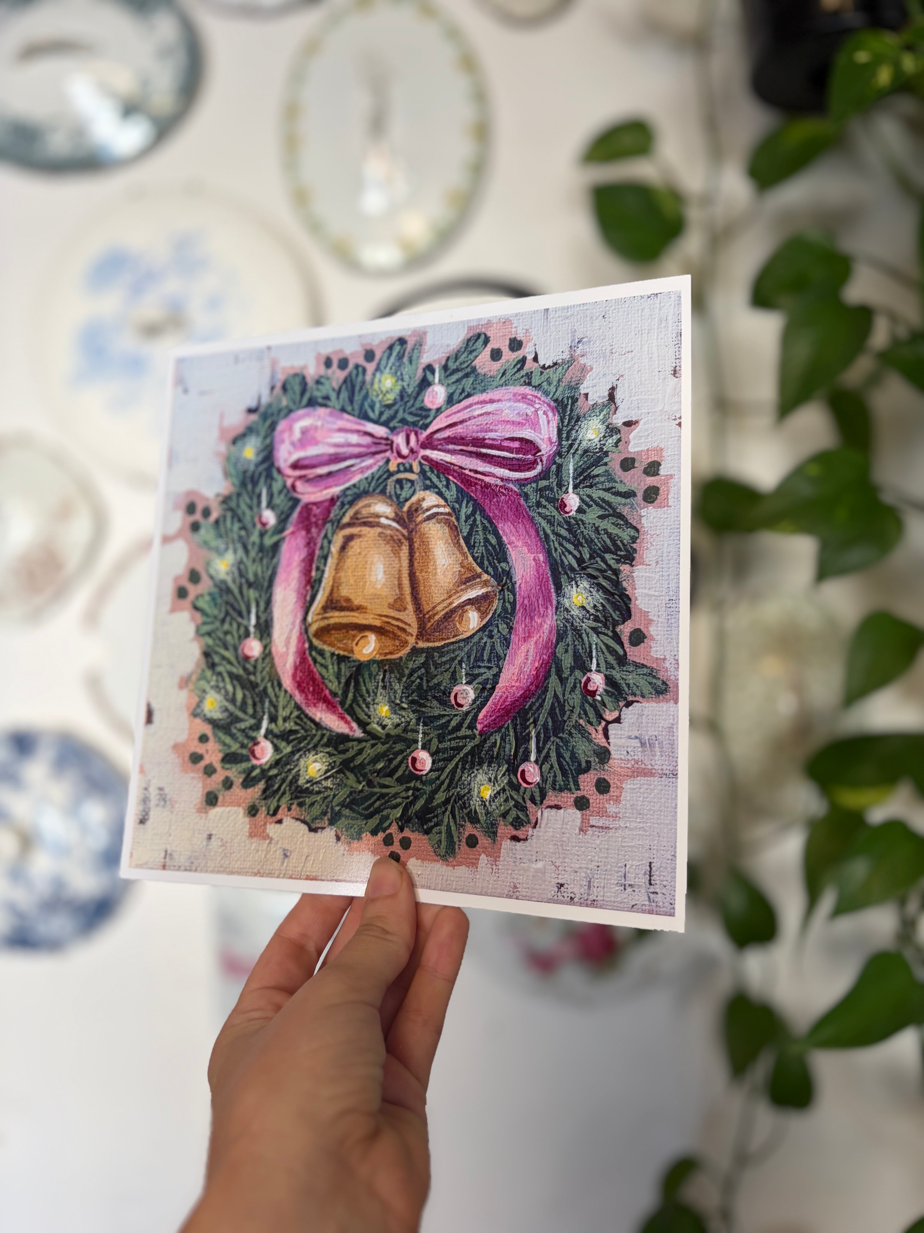 Holiday Wreath #2 Art Print