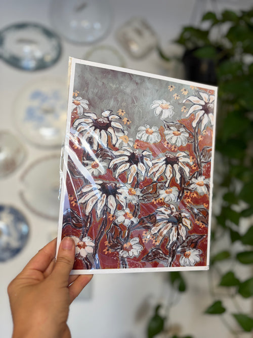 Abstract Florals Art Print