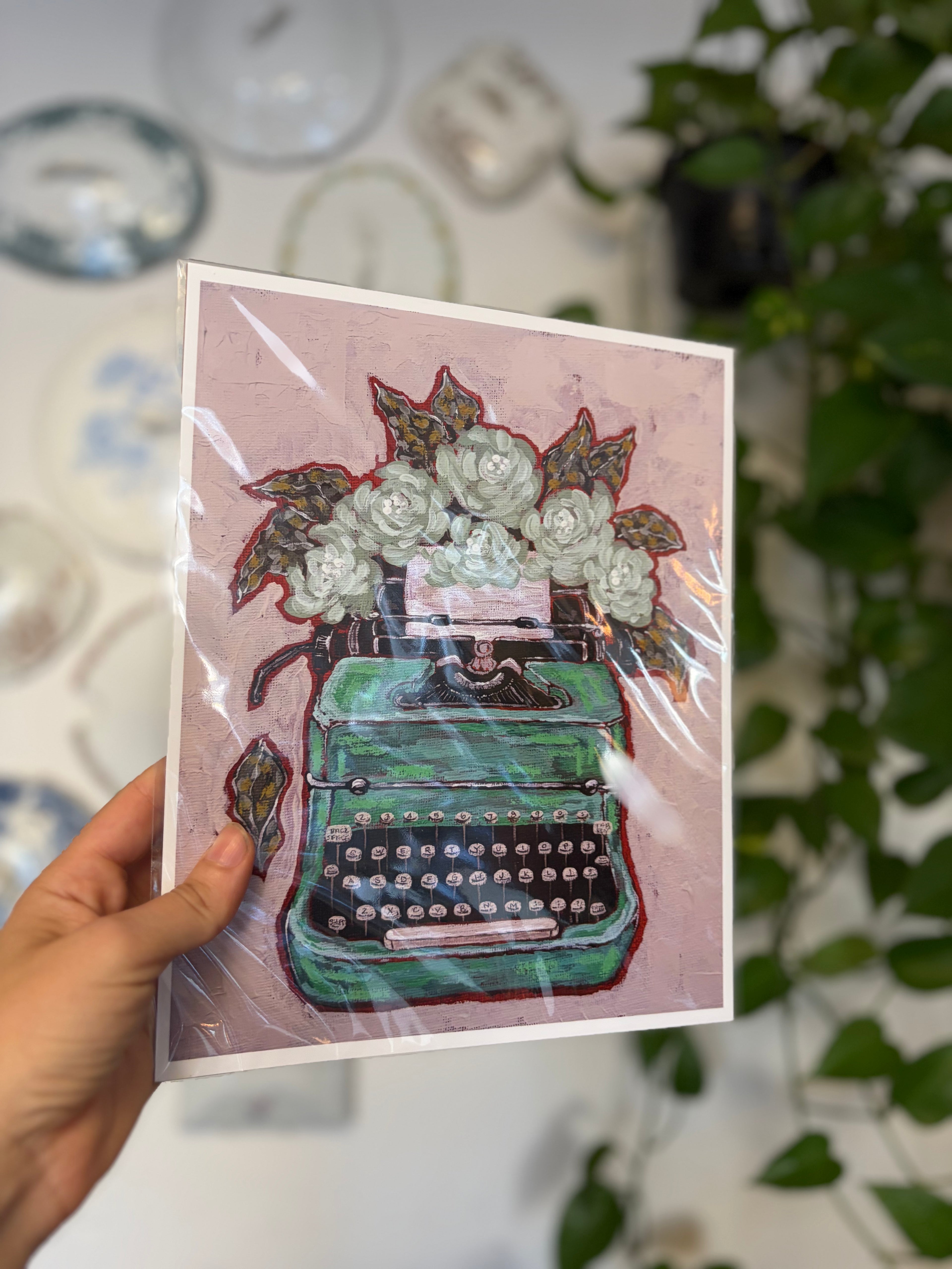 Typewriter Art Print
