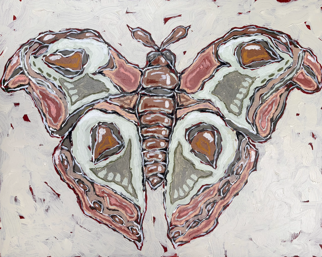 Abstract Moth Art Print