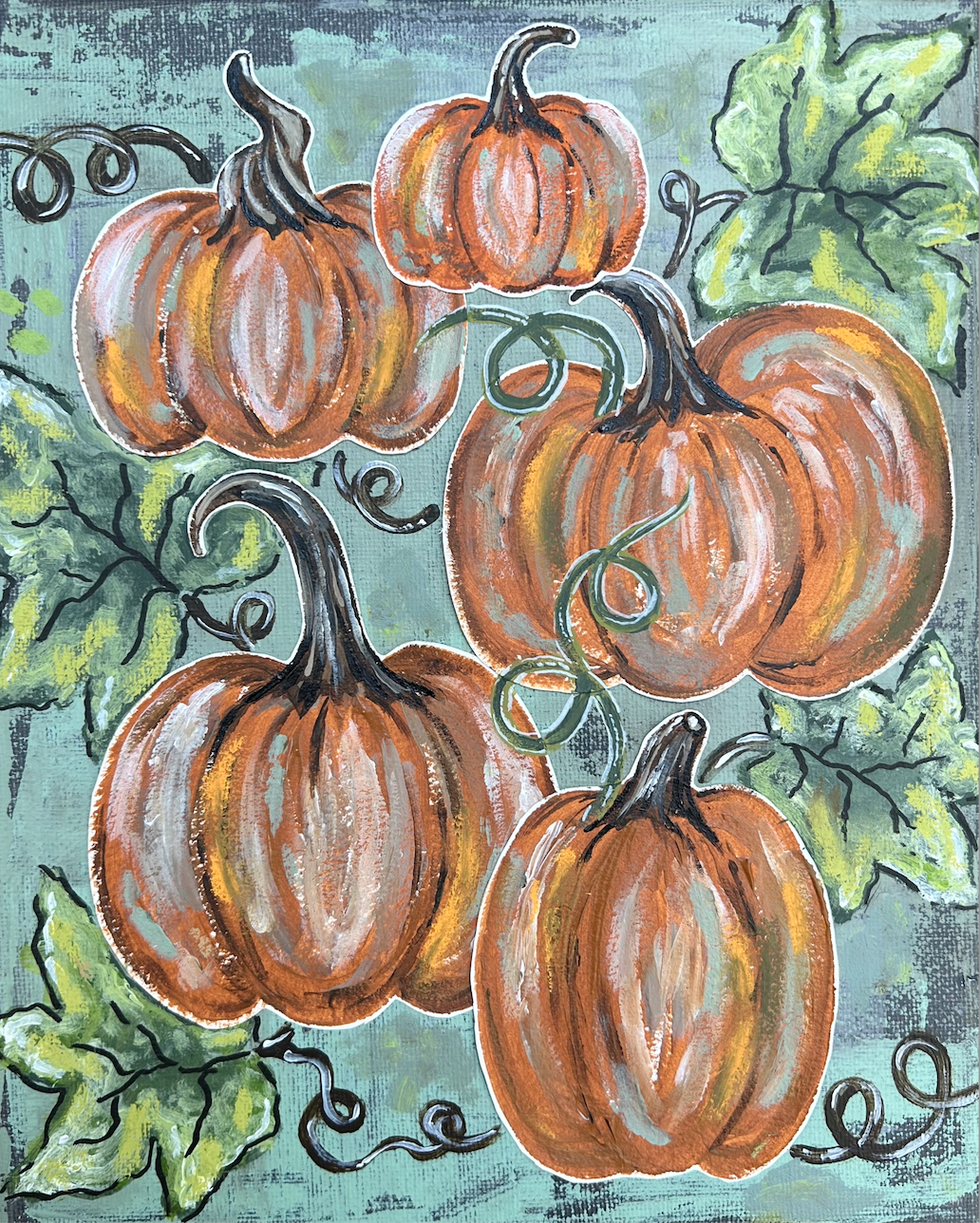 Pumpkins Art Print