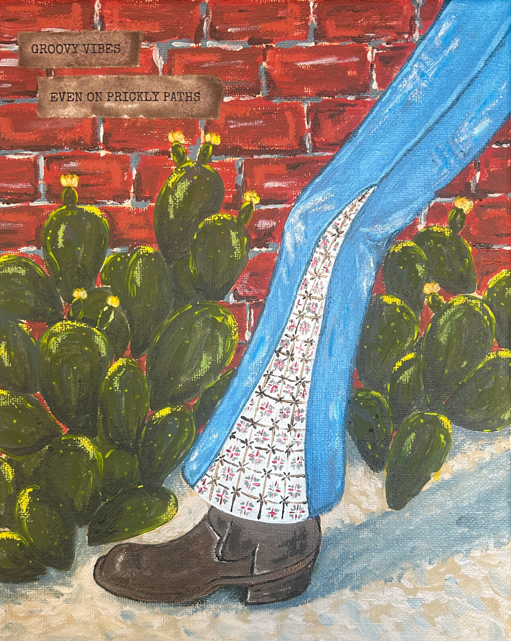 Prickly Paths Art Print