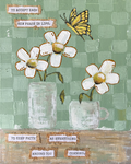 Butterfly Cup Art Print
