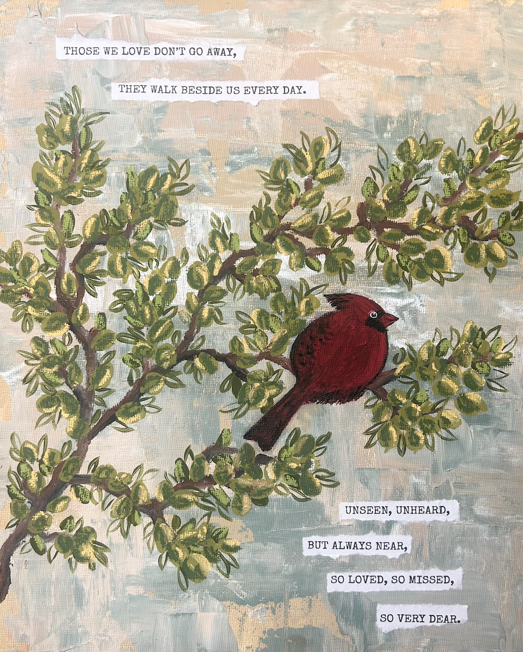 Cardinal Art Print 8 X 10
