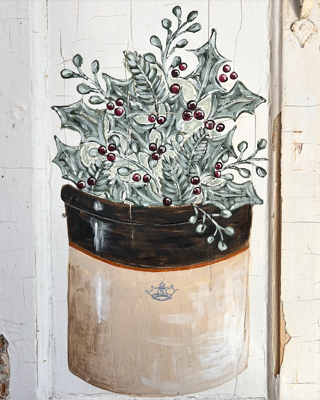 Holiday Crock Art Print