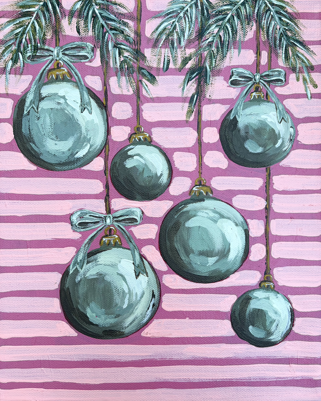 Ornaments Stripes Art Print