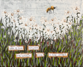 Bees in Flowers Art Print