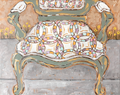 Quilted Chair Art Print