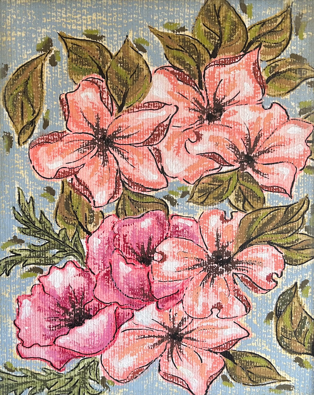 Pink Dogwoods Art Prints